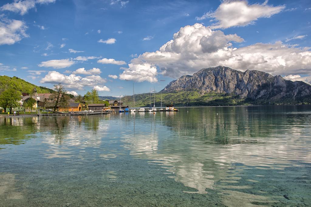 Gasthaus Pension Zur Nixe Steinbach am Attersee Kültér fotó