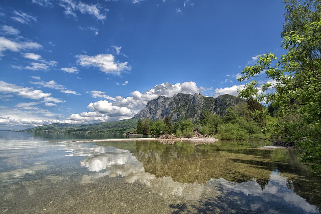 Gasthaus Pension Zur Nixe Steinbach am Attersee Kültér fotó